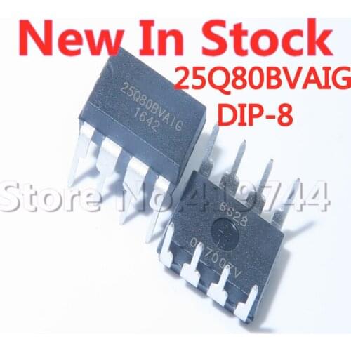 5PCS/LOT W25Q80BVAIG 25Q80BVAIG DIP-8 serial memory In Stock NEW original IC
