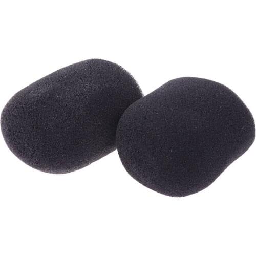 5pcs microphone Replacement Foam Microphone Cover Mic Cover Windshield Headset Wind Shield Pop Filter Mic Cover Foam