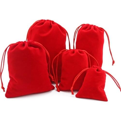 500pcs High quality 7*9cm small drawstring jewelry bag vevlet fabric jewelry bags custom 1 color printing shipping by DHL