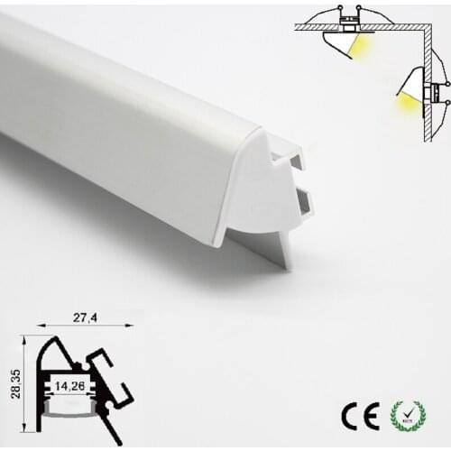 Modern indoor decoration led lighting accessory kitchen lamp cabinet lamp opal lamp cover led aluminum channel free shipping