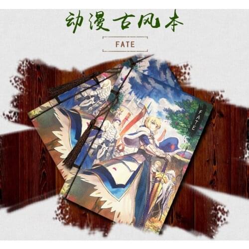 Anime Fate stay night notebook toy fatego Antiquity cartoon comic Sketch color diary notebook Stationery toy gift