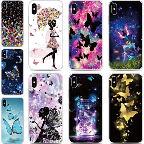 Print Soft TPU Butterfly Fairy Phone Case For Ulefone Note 7 / Note 7P / Power 3 3S / Power 6 / S10 S1 Pro S7 Silicone Cover