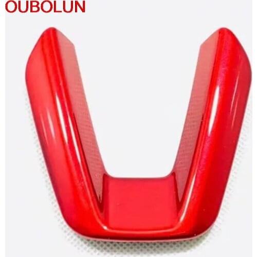 OUBOLUN For Mazda 6 Atenza 3 Axela 2 Demio CX-3 CX-4 CX-5 CX-8 2014 to 2018 Steering Wheel Cover Trim Interior Accessories ABS