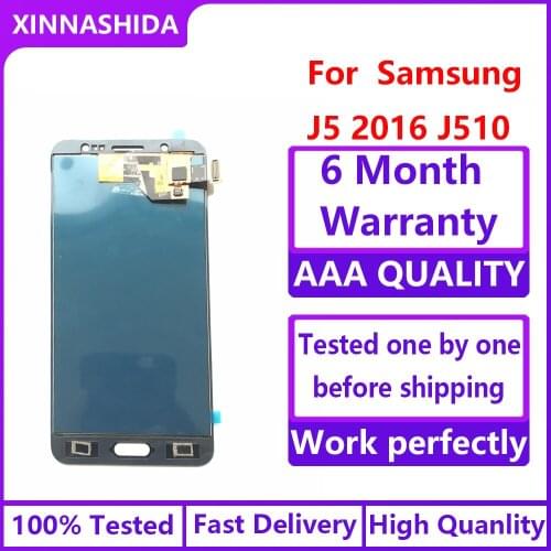 For Samsung Galaxy J5 2016 J510 J510FN J510F J510M J510H/DS LCD Display Touch Screen Digitizer With Frame