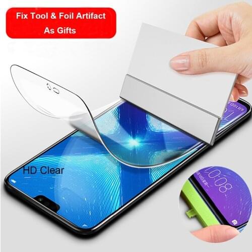 3D Hydrogel Screen Protector For Huawei Honor 8X Max 10 9 Lite V10 7X 8X 8C Full Cover Soft TPU Protective Film&Tools Not Glass