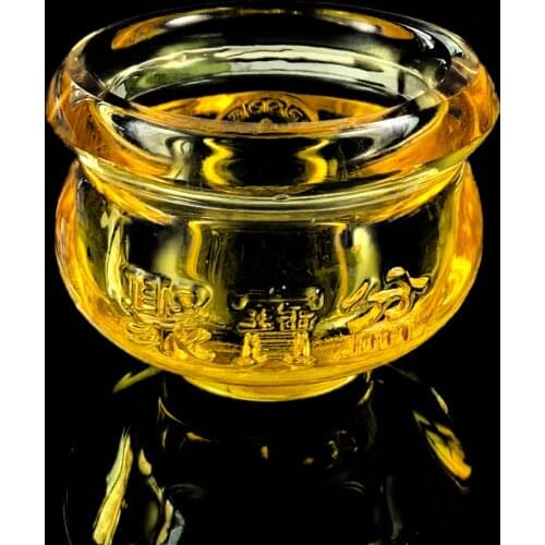 Crystal Glazed Cornucopia Candle Holder Glass Feng Shui Wealth Citrine Cornucopia Treasure Bowl Jewelry Box Gifts Home Decor