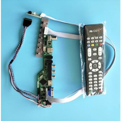 Kit for N173FGE-L11 LCD LED Controller driver board 1600X900 VGA remote Panel Screen 40pin LVDS 17.3" USB TV AV