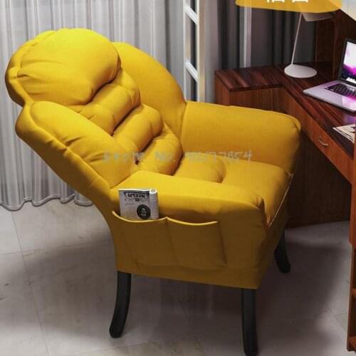 Computer backrest chair home lazy sofa single comfortable sedentary leisure recliner student dormitory balcony seat