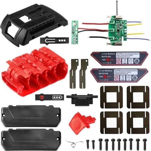 BAT618 Li-ion Battery Plastic Case Charging Protection Circuit Board PCB Shell Box Housing For Bosch 18V BAT610 BAT609G BAT618