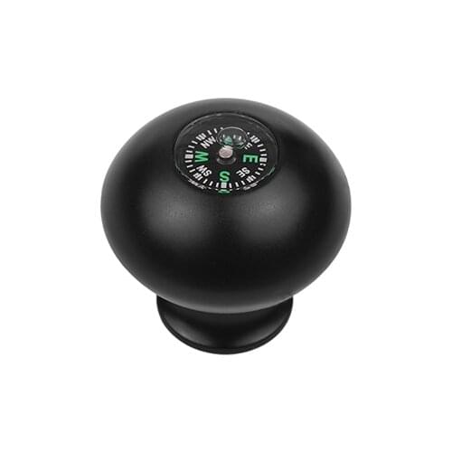 Monopod Handle Grip Trekking Poles Metal Spherical Handgrips with Compass Photographic Equipment Accessories