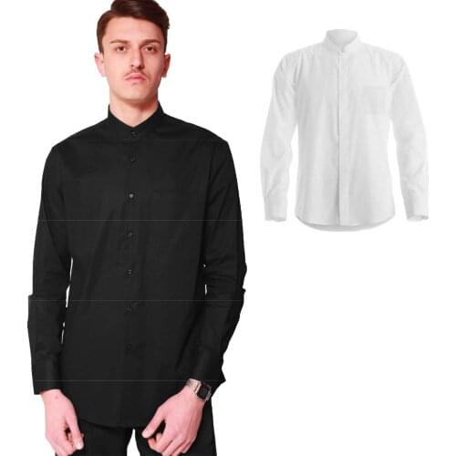 Man shirt waiter working room attendant pizzeria restaurant coraena