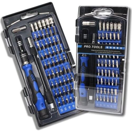 60 in 1 Toolbox Magnetic Screwdriver Bits Set Repair Phone PC Tablet Tool Kit Precision Torx Hex Screw Driver Hand Tools
