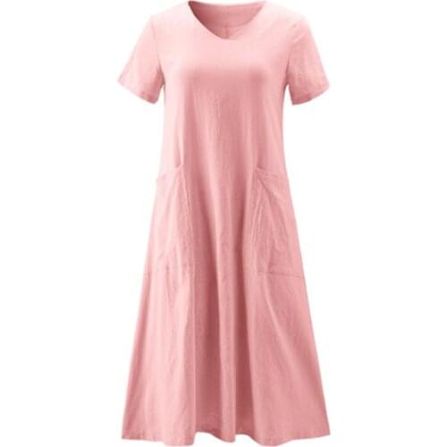 NUFASLOS Pink Summer Dresses