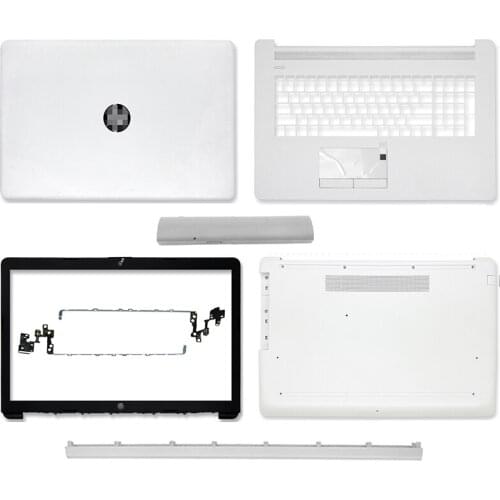 Original NEW Laptop LCD Back Cover/LCD Front bezel/PalmrestUpper Case/Bottom Case For HP 17-CA 17-BY White