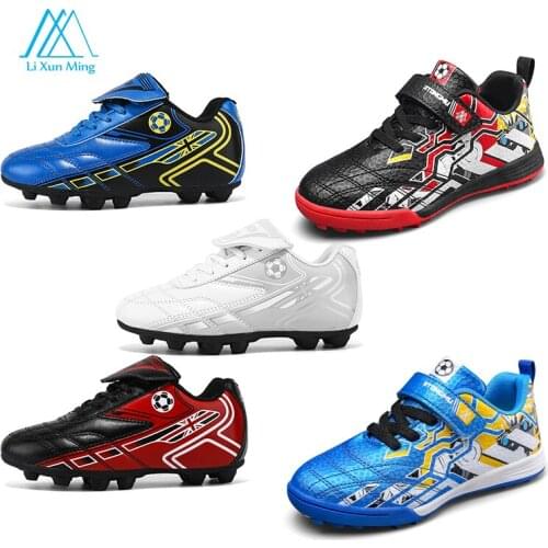 Summer New Style Parent-child Non-slip Breathable Professional Outdoor Training Shock Absorption Boys And Girls Football Shoes