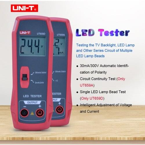 UNI-T UT659A/UT659DLED Lamp Series Circuit Test Power Tester LCD TV Backlight LED Maintenance Tester
