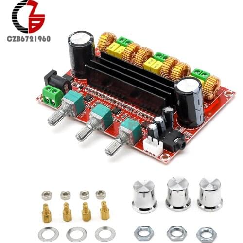 TPA3116 Digital Audio Amplifier Board TPA3116D2 Subwoofer Speaker Power Amplifier DC 12V-24V 2*50W 100W 2 Channal