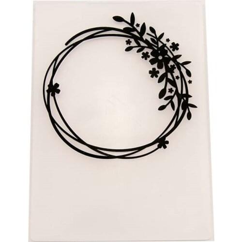 YINISE Plastic Embossing Folder For Scrapbook Stencils FLOWERS DIY PAPER Album Cards Making CRAFT SUPPLIES Scrapbooking MOLDS