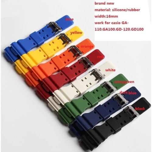 1pc. Silicone Band Strap Belt for GA-110.GA100.GD-120.GD100
