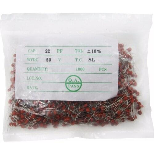 1000PCS Ceramic Disc Capacitors 50V 100nF 0.1uF 104pF C