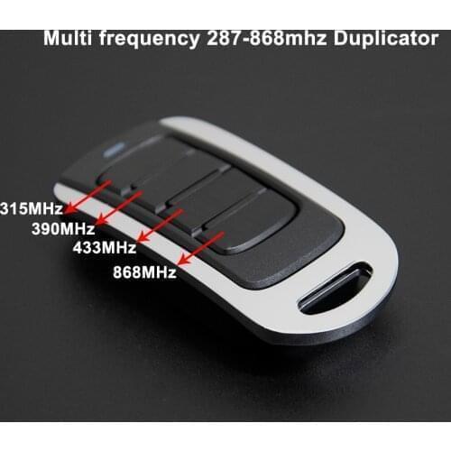 2021New Auto Clone Wireless Garage Door Remote Control 280-900Mhz Rolling Code Transmitter Gate Command Duplicator Replacement