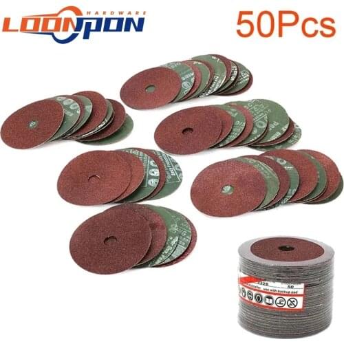 5 inch Sandpaper Sanding Disc For Metal Car Wood Car Wheel Restoration Grinding Polishing Kit Grinding Tool Accessories 50pcs