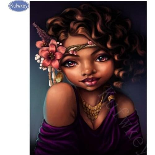 Kufwkey 5D DIY Diamond Painting cartoon,Japanes,fairy Diamond Painting Full Square Mosaic Diamond Embroidery wall decor