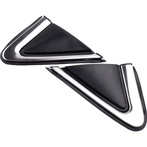 Car 1 Pair Left & Right Side Rearview Mirror Triangle Plate Trim Fit For Nissan Sentra 2013 2014 2015 Accessories