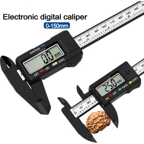 0-150mm Digital Vernier Caliper 6 Inch Electronic LCD Digital Caliper Display Ruler Micrometer Vernier Caliper Measurment Tool