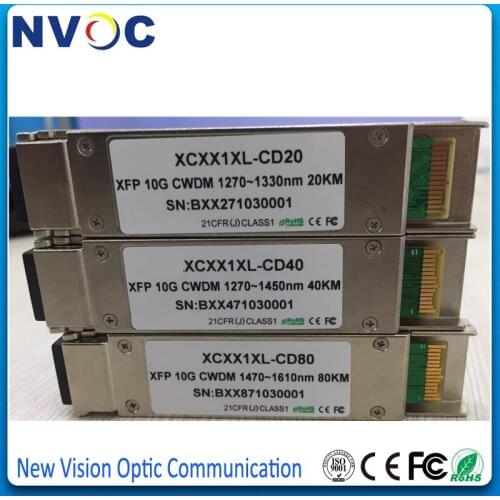 CWDM-XFP-LR 10Gbps CWDM 20KM 1470nm~1610nm Dual LC XFP Transceiver Module,20nm Uncooled CWDM XFP Transceiver With DDM