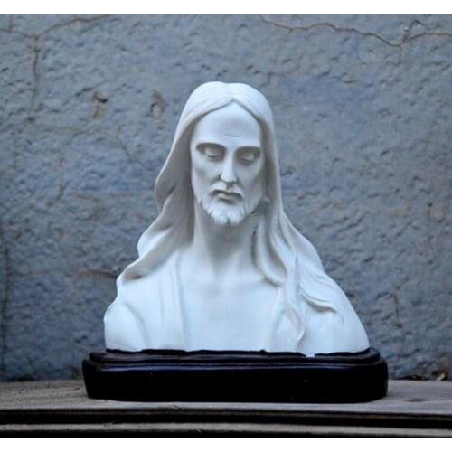 Resin figure model doll ornaments Jesus bust