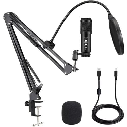 Hot Sale Professional Wired Condenser Microphone USB 192KHz/24Bit MK029F