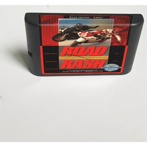 Road Rash - 16 Bit MD Game Card for Sega Megadrive Genesis Video Game Console Cartridge
