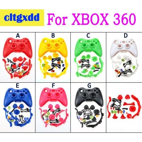 Cltgxdd Gamepad housing Full Housing Shell Case Kit Replacement Parts for Xbox 360 Wireless Controller
