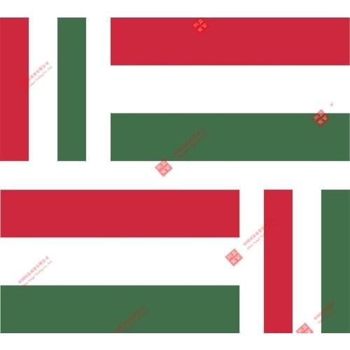 Creative 4x Sticker Adesivo Adesivi Decal Decals Vinyl Auto Moto Bandiera Ungheria Racing Helmet Stickers