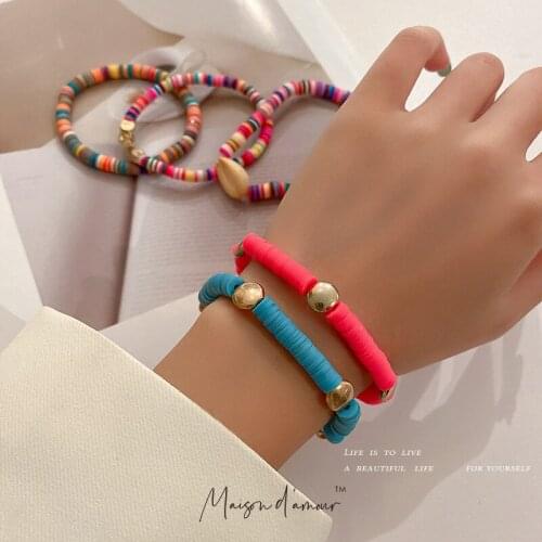 Maison d'amour Bracelets With Pendants