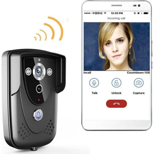 MOUNTAINONE New Arrival WI-FI Wireless Video Door Phone Doorbell Intercom With Night Vision waterproof IP55 in stock