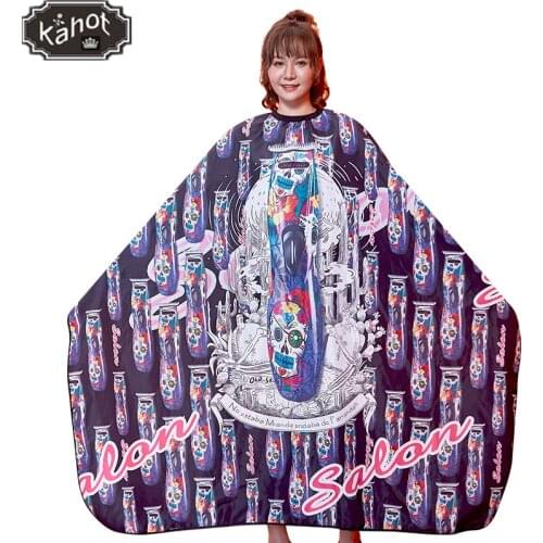Cutting Hair Cloth Haircut Salon Barber Capes Hairdressing Hairdresser Apron Graffiti Wrap Gown Haircut Capes Barber Supplies