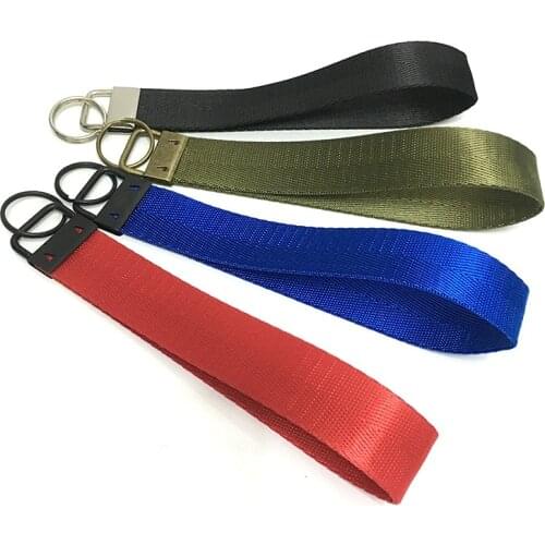 New 4 Solid Colors Keychain Key Chain Lanyard For Phone Case Wallet Ribbon For Women Bag Charms Cars Keyring Key Ring
