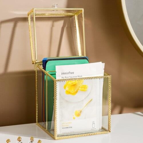 New Cosmetics Masks Storage Holder Acrylic Makeup Tools Brush Holder Organizer Box Makeup Brush Storage Box