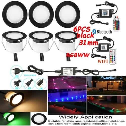 WIFI APP Control 31mm IP67 LED Deck Lights For Yard and Garden Ground Outdoor Landscape Lighting LIGHT LED LAMP Led Patio Light