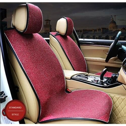 Universal Linen Fabric Car Seat Cover for hyundai i30 volvo smart fortwo nissan qashqai j11 subaru forester car accessories