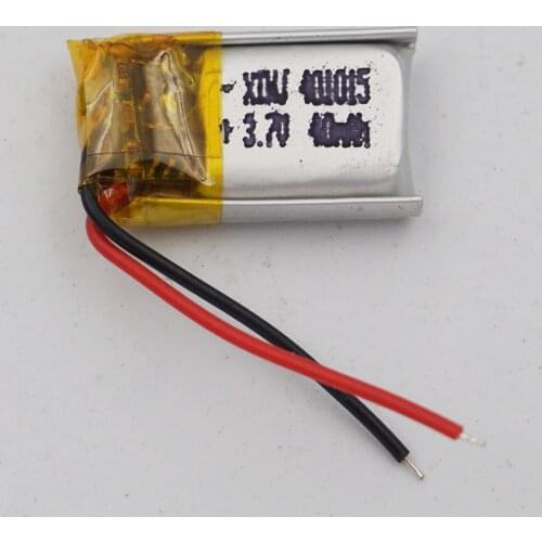 XINJ 3.7V 40mAh Li Polymer Battery Li ion 401015 For driving recorder bluetooth mp3/mp4 DIY watch speaker headphones GPS Sat Nav