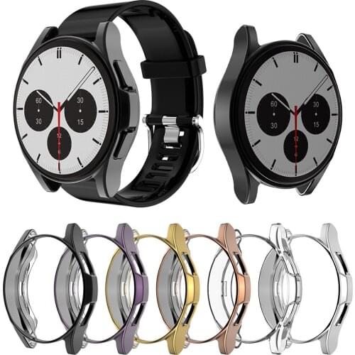 Screen Protective Watch Cases For Samsung Galaxy Watch 4 Classic 42MM 46mm Watch4 Classic Protector Cover Shockproof TPU Shell