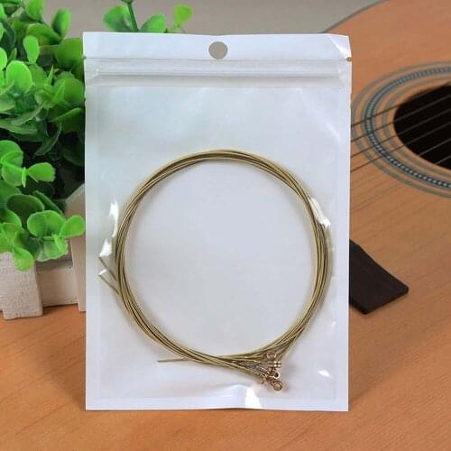 10set/lot Replacement Steel Acoustic Classic Guitar Strings Brass