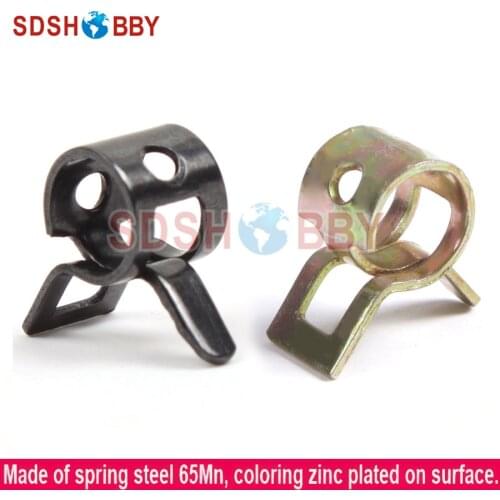 10pcs- Metal Medium Fuel Clamp /Fuel Clip D5.8mm