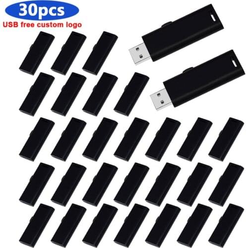 100% Real capacity 30pcs free logo USB 2.0 Flash Drives 64gb 128gb mini usb 8GB 16GB 32GB usb flash memory card pendrive stick