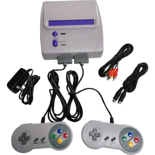 SNES game console 16-bit Entertainment System Compatible with Super Nintendo Games Comes