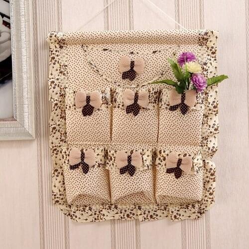 2PCS/LOT Garden Style Star Pattern Hanging Clothes Storage Bag