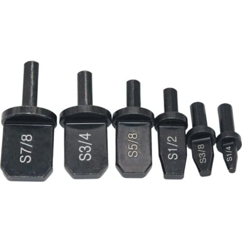 6pcs/set Imperial Tube Pipe Expander Support For Air Conditioner Conditioning Swaging Tool 7/8 3/4 5/8 1/2 3/8 1/4 Inch